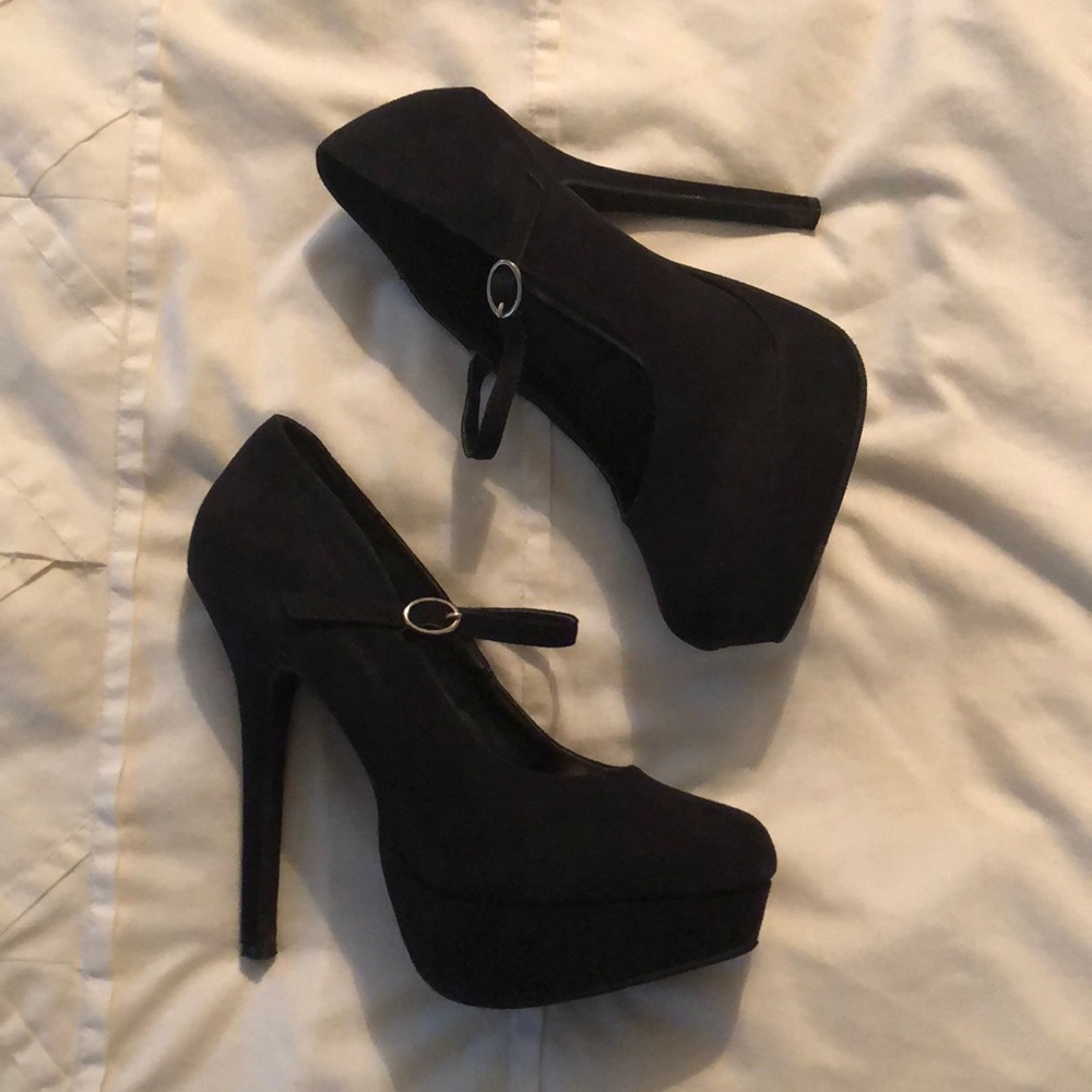 Black heels